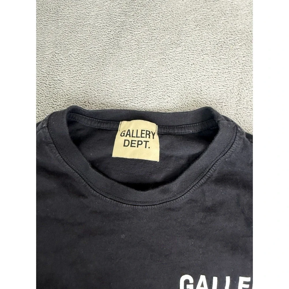 Gallery Dept. Short Sleeve T Shirt Men's Size Medium Black